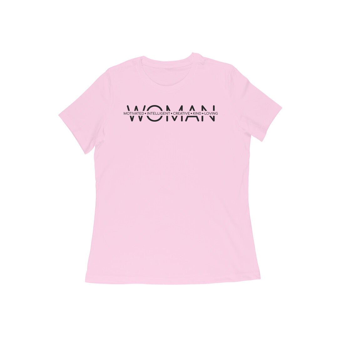 Woman Motivated Intelligent Creative | Black | Women's T-Shirt - FairyBellsKart