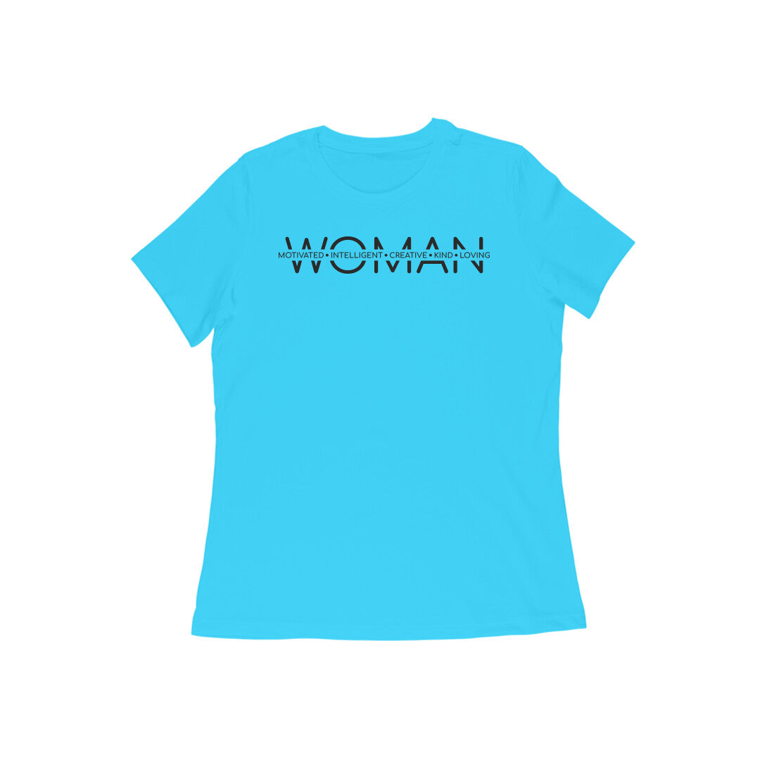 Woman Motivated Intelligent Creative | Black | Women's T-Shirt - FairyBellsKart