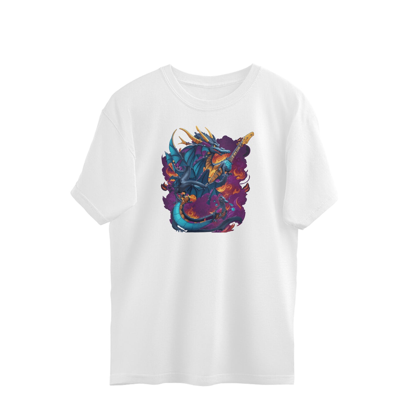 Dragon Grafitti Vibrant D-2  | Oversized T-Shirt - FairyBellsKart