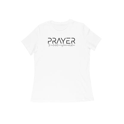 Prayer | Black | Women's T-Shirt - FairyBellsKart