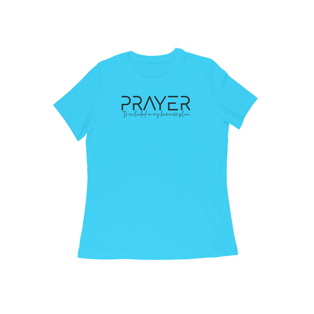 Prayer | Black | Women's T-Shirt - FairyBellsKart