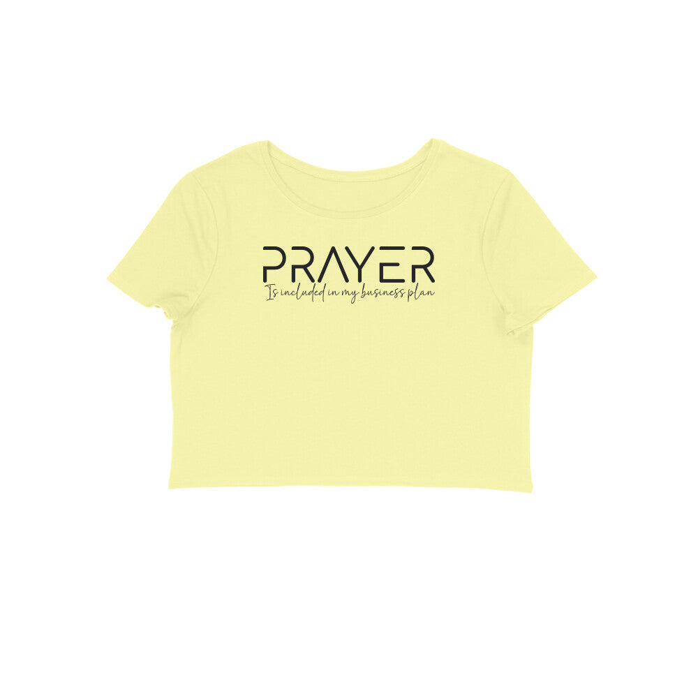 Prayer | Black | Crop Tops - FairyBellsKart