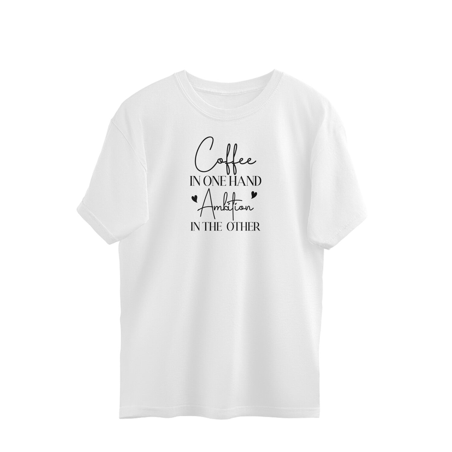 Coffee in One Hand | Oversized T-Shirt - FairyBellsKart