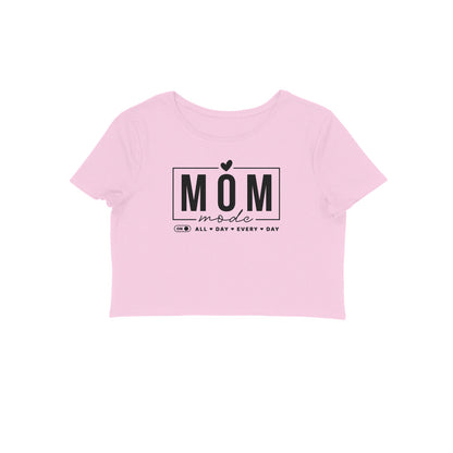 Mom Mode | Black | Crop Tops - FairyBellsKart