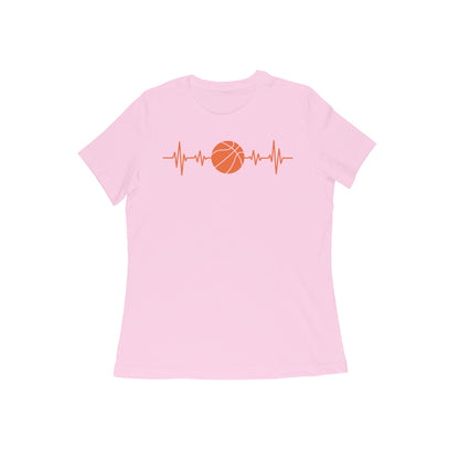 Basketball Heart Beat |  Women's T-Shirt - FairyBellsKart