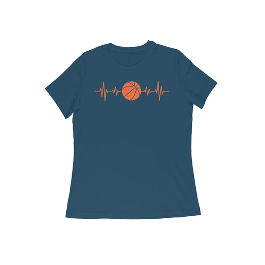 FBK | Basketball Heart Beat |  Women's T-Shirt