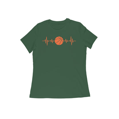 Basketball Heart Beat |  Women's T-Shirt