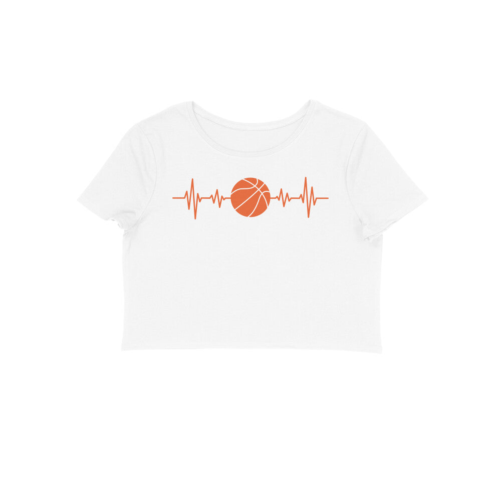 Basketball Heart Beat |  Crop Tops - FairyBellsKart