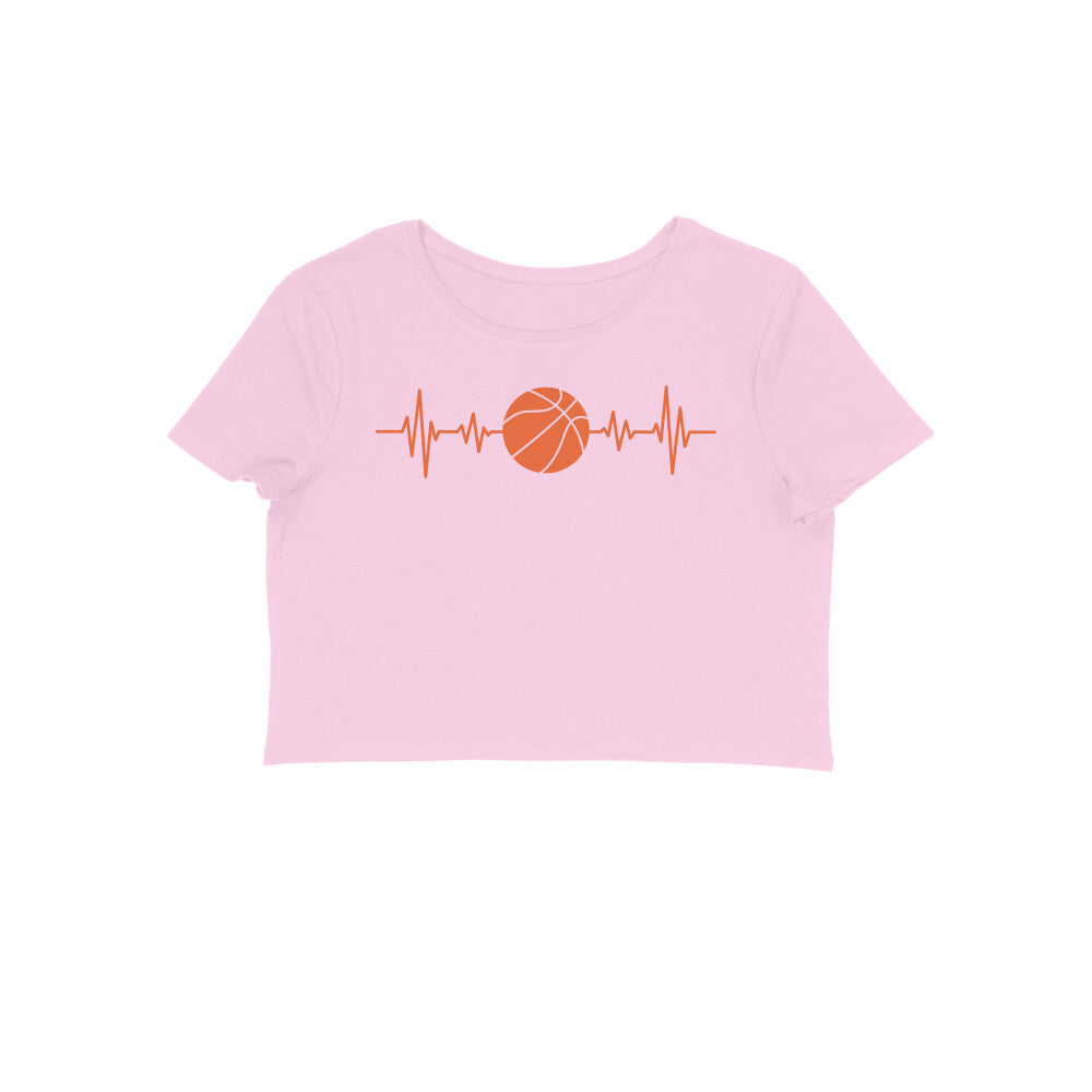 Basketball Heart Beat |  Crop Tops - FairyBellsKart