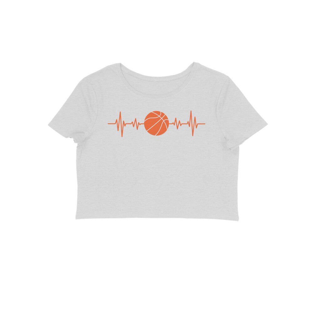 Basketball Heart Beat |  Crop Tops