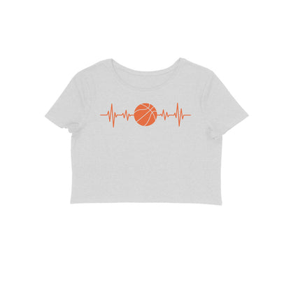 Basketball Heart Beat |  Crop Tops