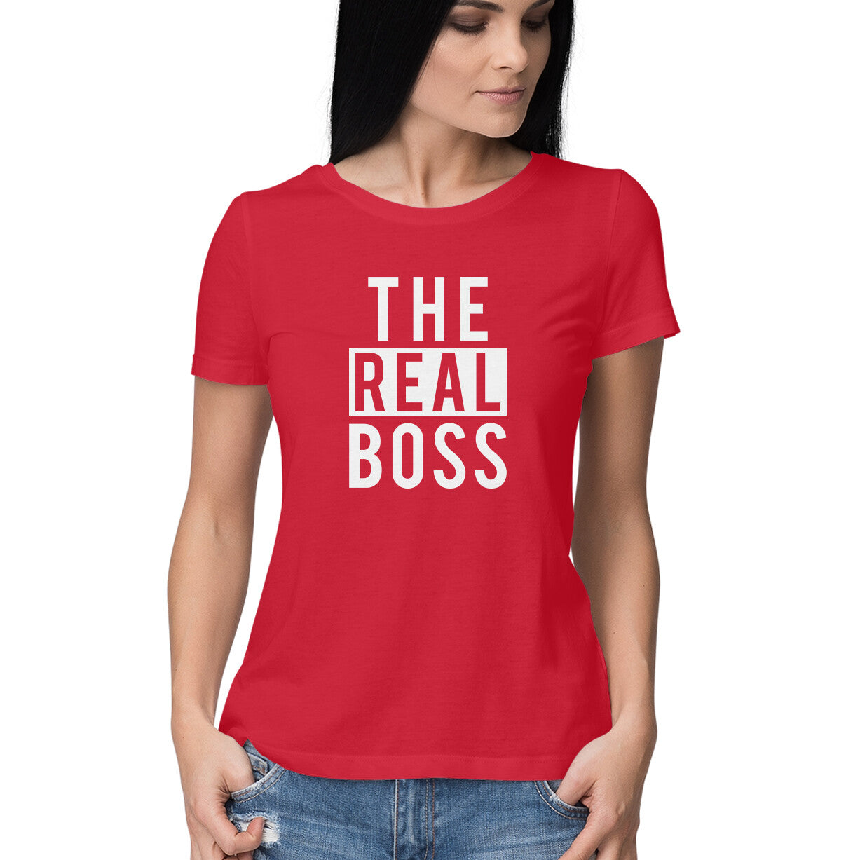 The Real Boss |  Women's T-Shirt - FairyBellsKart