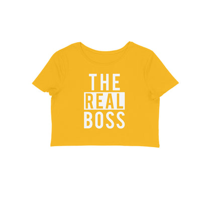 The Real Boss | Crop Tops - FairyBellsKart
