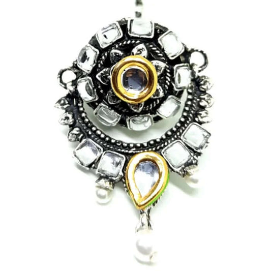 Oxidised Maang Tikka Jewellery | FBK9113T - FairyBellsKart