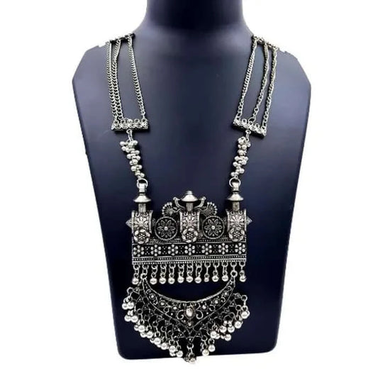 Oxidised Necklace Jewellery Set | FBK911A11N - FairyBellsKart