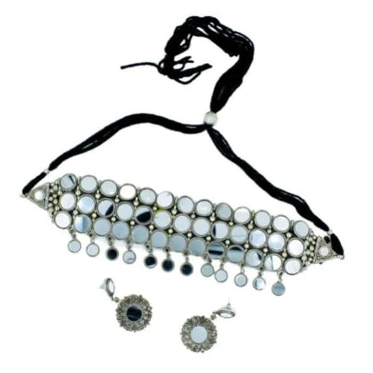 Oxidised Necklace Jewellery | FBK911A27N - FairyBellsKart