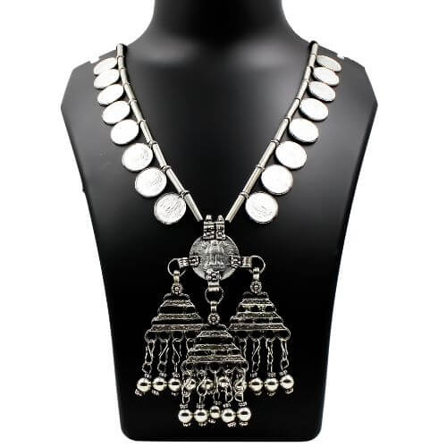 Oxidised Necklace Jewellery | FBK911A21N - FairyBellsKart