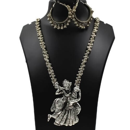 Oxidised Necklace Jewellery | FBK911A19N - FairyBellsKart