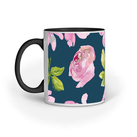 Pink Watercolor Roses | Mug - FairyBellsKart