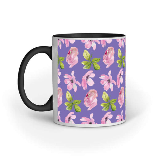 Pink Watercolor Roses | lavender | Mug - FairyBellsKart