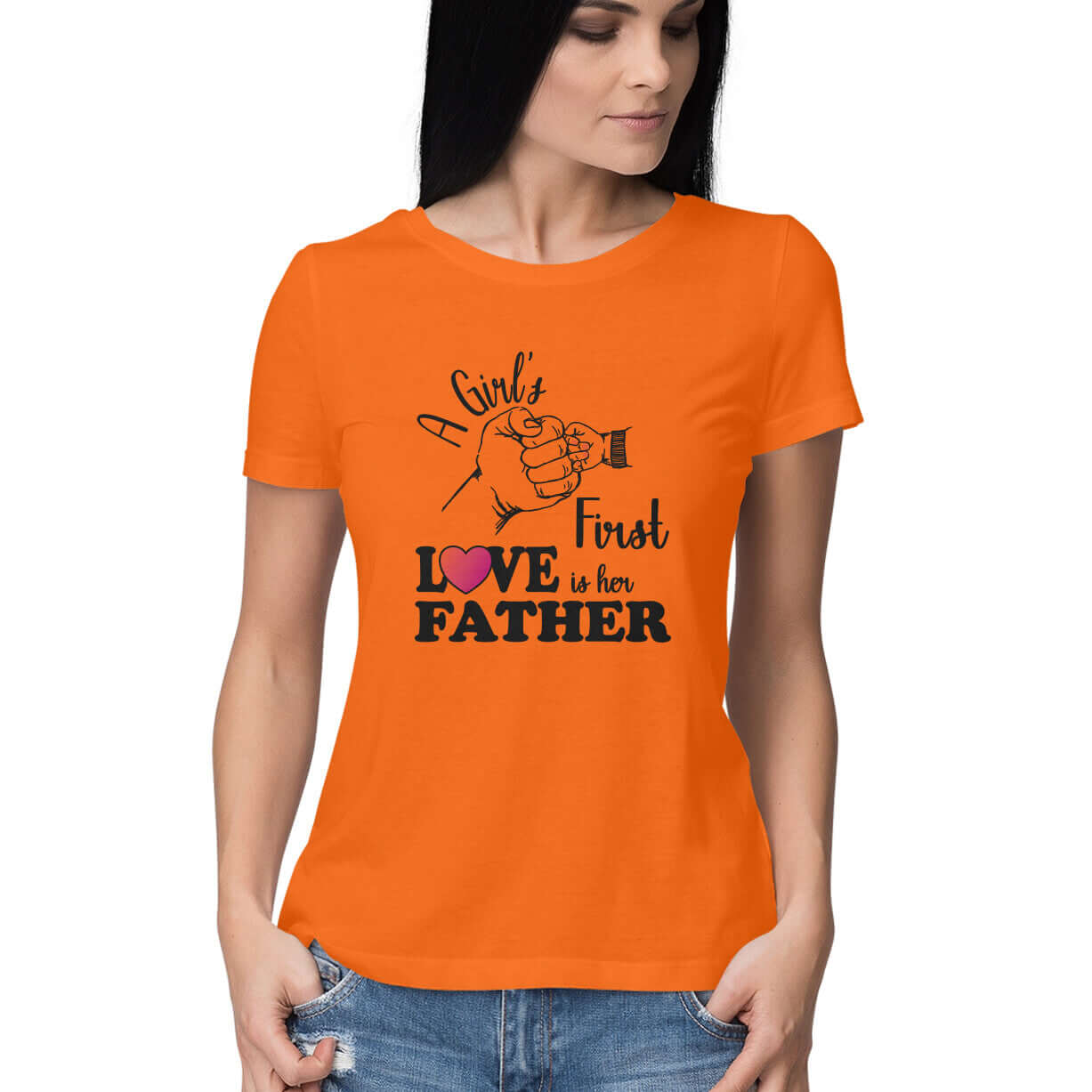 A Girl's First True Love is her Father | Women's T-Shirt - FairyBellsKart