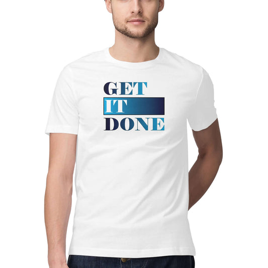 Get It Done | Blue | Men's T-Shirt - FairyBellsKart