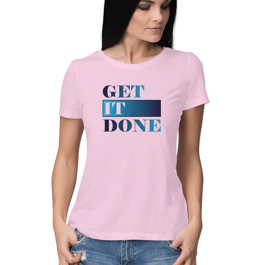 Get It Done  | Blue | Women's T-Shirt - FairyBellsKart