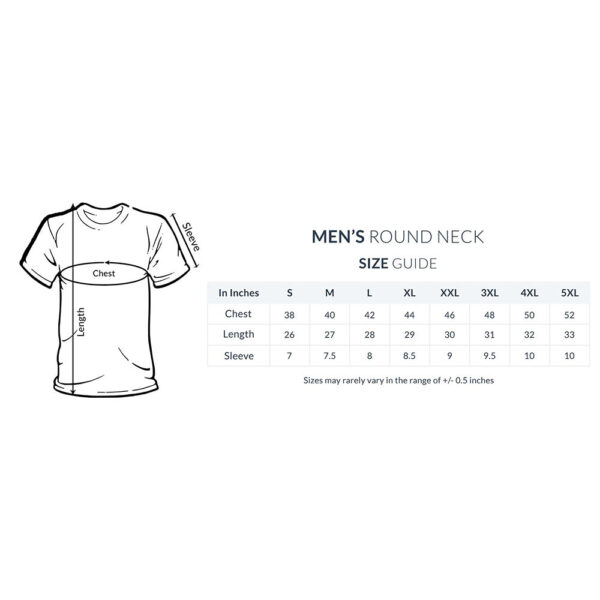 Men's Half Sleeve Round Neck Regular Fit T-Shirt | White - FairyBellsKart