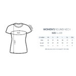 Women's Half Sleeve Round Neck Curved T-Shirt | White - FairyBellsKart