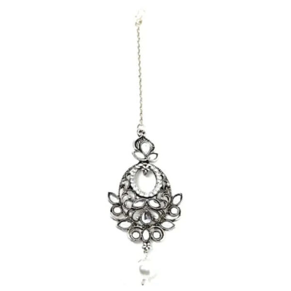 Oxidised Maang Tikka Jewellery | FBK9118T - FairyBellsKart