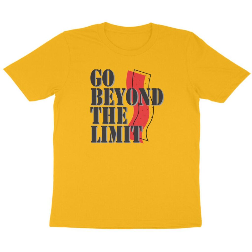 Go Beyond The Limit | Men's T-Shirt - FairyBellsKart