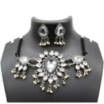 Choker Necklace Jewellery Set | Kundan Studded | FBK911N010 - FairyBellsKart