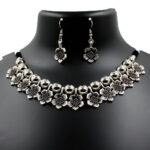 Oxidised Necklace Jewellery | FBK911A22N - FairyBellsKart