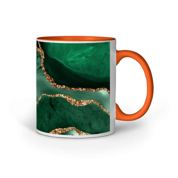 Green Emerald Agate Gold | Mug at FairyBellsKart
