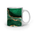 Green Emerald Agate Gold | Mug at FairyBellsKart