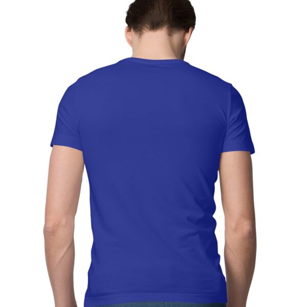 Men's Half Sleeve Round Neck Regular Fit T-Shirt | Royal Blue - FairyBellsKart