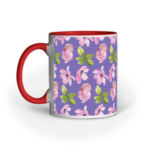 Pink Watercolor Roses | lavender | Mug - FairyBellsKart