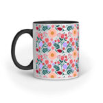 Peach Flower & Leaf | Mug - FairyBellsKart