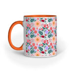 Peach Flower & Leaf | Mug - FairyBellsKart