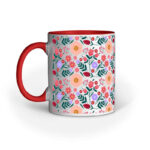 Peach Flower & Leaf | Mug - FairyBellsKart