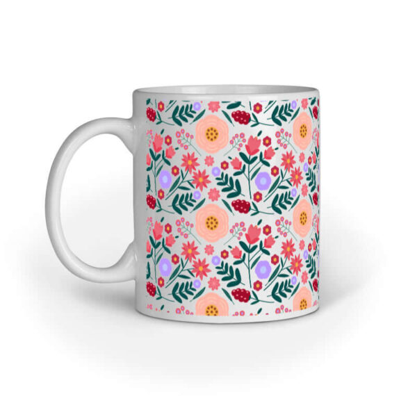 Peach Flower & Leaf | Mug - FairyBellsKart