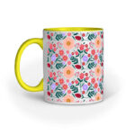 Peach Flower & Leaf | Mug at FairyBellsKart