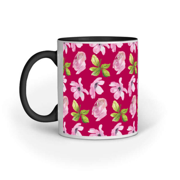 Pink Watercolor Roses | Magenta Pink | Mug - FairyBellsKart