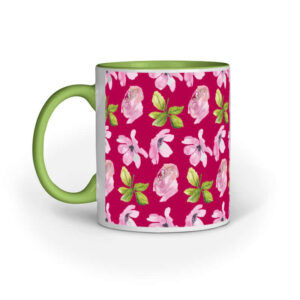 Pink Watercolor Roses | Magenta Pink | Mug - FairyBellsKart