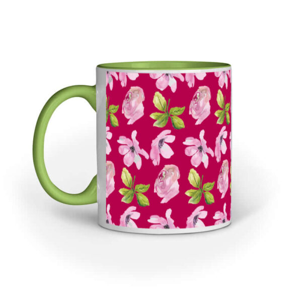 Pink Watercolor Roses | Magenta Pink | Mug - FairyBellsKart