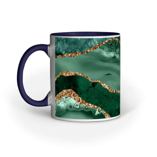 Green Emerald Agate Gold | Mug - FairyBellsKart
