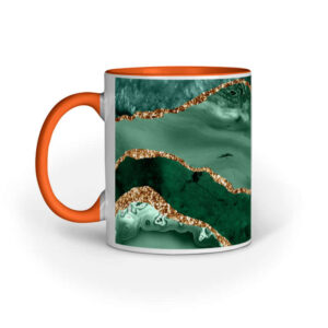 Green Emerald Agate Gold | Mug at FairyBellsKart