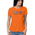 Positive Thoughts, Positive Mind | Leopard Print | Women's T-Shirt - FairyBellsKart