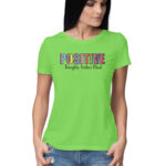 Positive Thoughts, Positive Mind | Leopard Print | Women's T-Shirt at FairyBellsKart