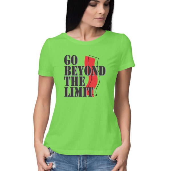 Go Beyond The Limit | Women's T-Shirt at FairyBellsKart